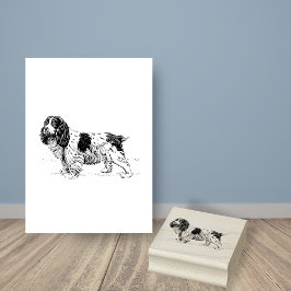 Cavalier Kung Charles Spaniel Hund aveln Stämpel