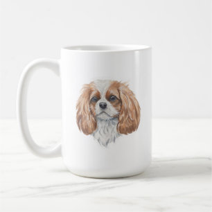 Cavalier Kung Charles Spaniel Hund Mugg 15 oz