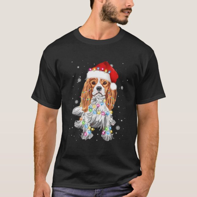 Cavalier Kung Charles Spaniel Hund Rolig hund Älsk T Shirt (Framsida)