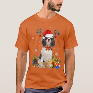 Cavalier Kung Charles Spaniel jul Ljus San T Shirt