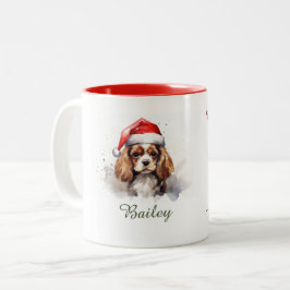 Cavalier Kung Charles Spaniel jul Mugg