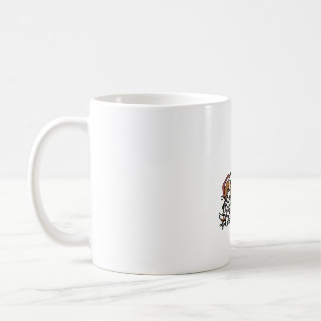 Cavalier Kung Charles Spaniel Julgran Kaffemugg (Vänster)