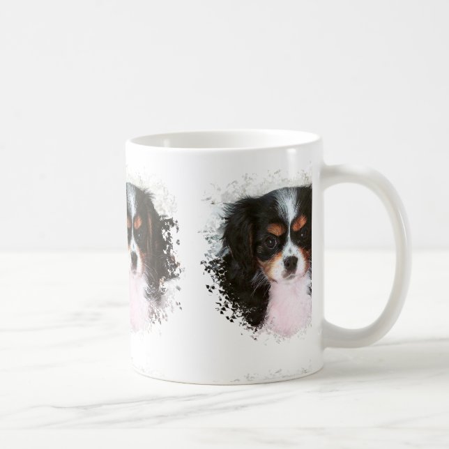 Cavalier Kung Charles Spaniel Kaffemugg (Höger)