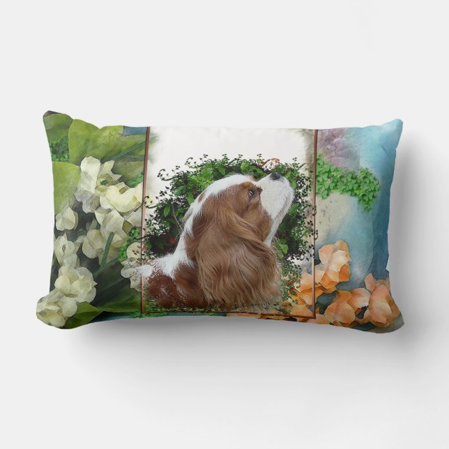 Cavalier Kung Charles Spaniel Lumbarkudde (Framsida)