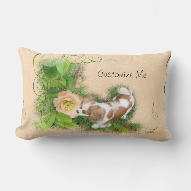 Cavalier Kung Charles Spaniel Lumbarkudde (Framsida)