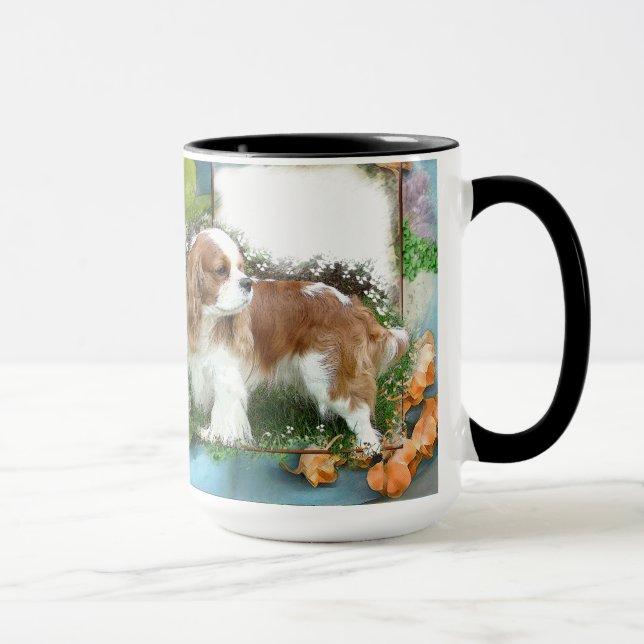 Cavalier Kung Charles Spaniel Mugg (Höger)