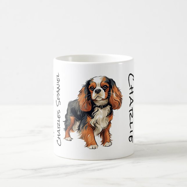 Cavalier Kung Charles Spaniel Mugg (Center)