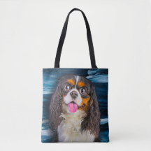 Cavalier Kung Charles Spaniel Porträtt Painting