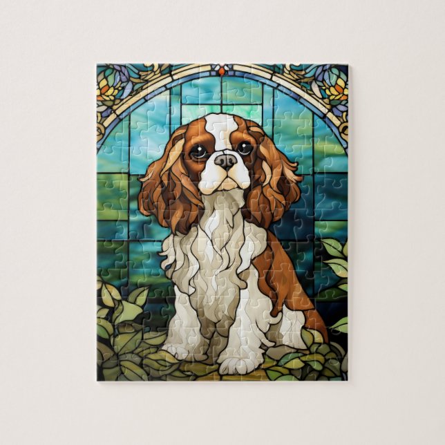 Cavalier Kung Charles Spaniel Pussel (Vertikal)