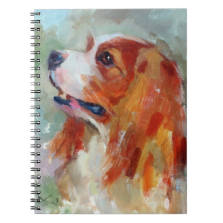Cavalier Kung Charles Spaniel Spiral Notebook Anteckningsbok