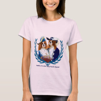 Cavalier Kung Charles Spaniel T-Shirt Nobility Ble