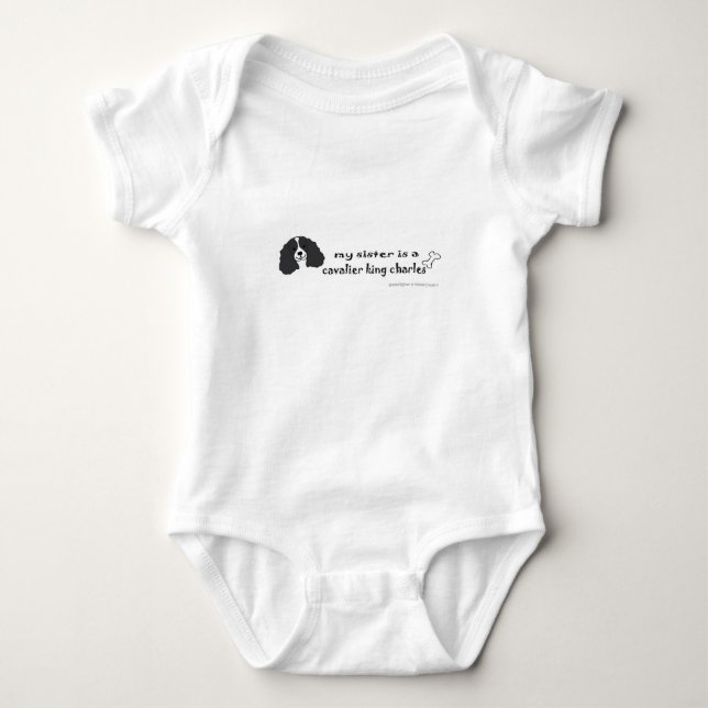 Cavalier kung charles spaniel tee (Framsida)