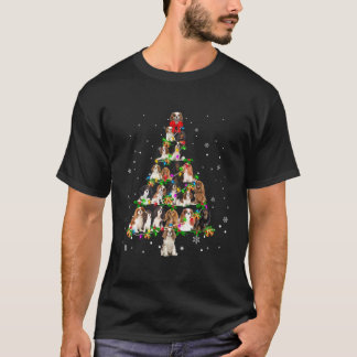 Cavalier Kung Charles Spaniel Träd X-Mas T Shirt