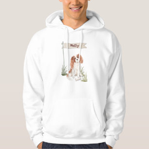 Cavalier Kung Charles Spaniens Grattisar Hoodie