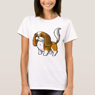 Cavalier Kung Charles Spaniens söta hund design T Shirt