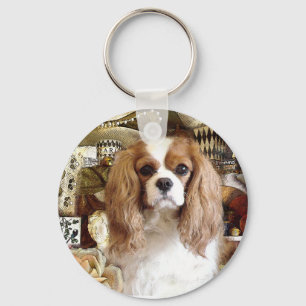 Cavalier Kung Charles spanjor Nyckelring