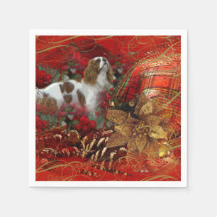 Cavalier Kung Charles spanjor Pappersservett