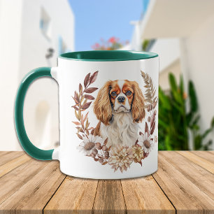 Cavalier Kung Charles Spansk höstutandning Mugg