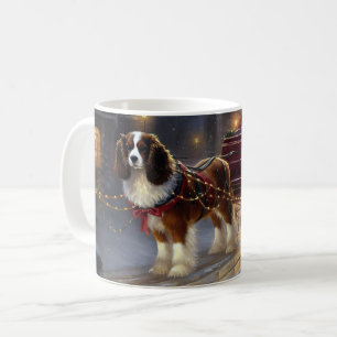 Cavalier Kung Charles Spanska julfesten Kaffemugg