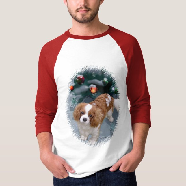 Cavalier Kung Charles Spanska julklappar Tröja (Framsida)