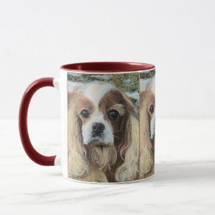 Cavalier Kung Charles Spanska kaffet mugg