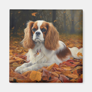 Cavalier Kung i Höst löv Fall Inspire Magnet