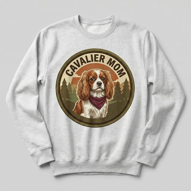 Cavalier Mamma Tröja King Charles Hundmamma Presen (Skapare uppladdad)