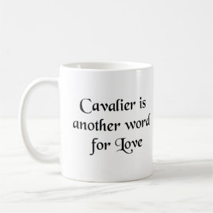 cavalier ord kaffe mugg