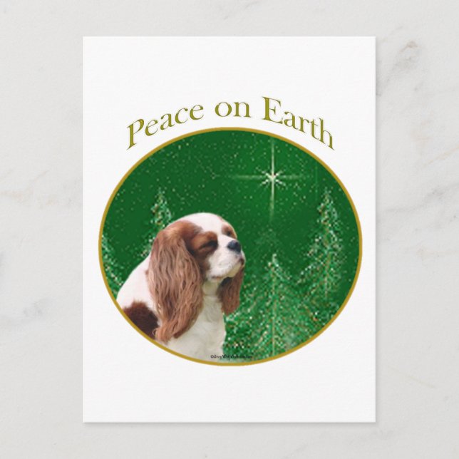 Cavalier Peace on Earth Vykort (Framsida)