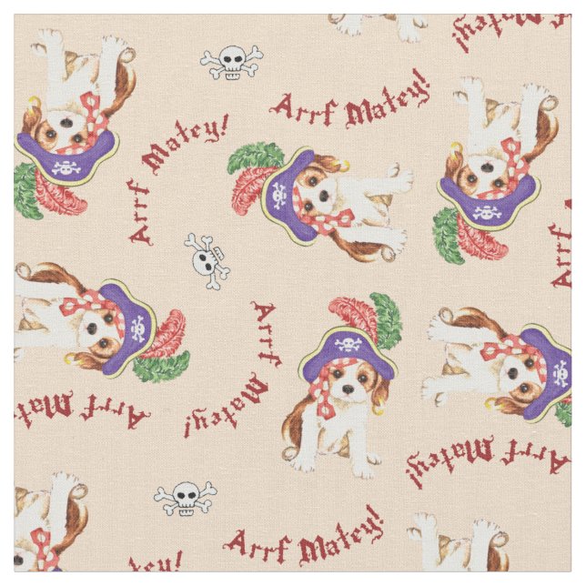 Cavalier Pirat Fabric Tyg (Närbild)