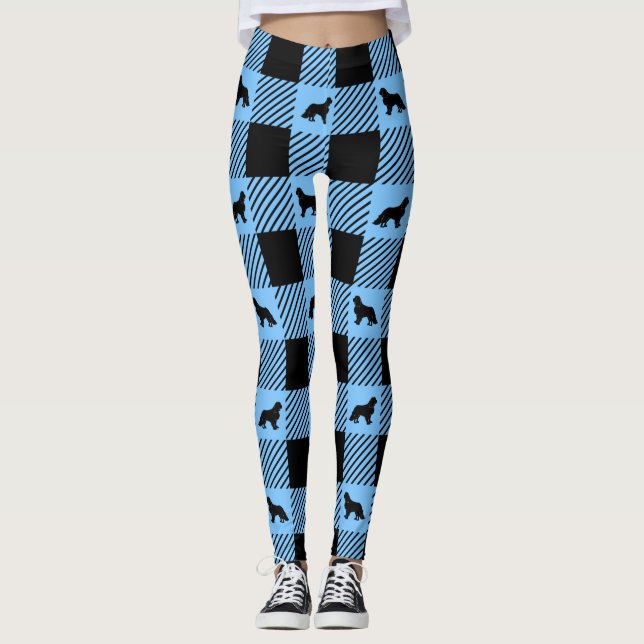 Cavalier Silhouette och Gingham Play   Leggings (Framsida)