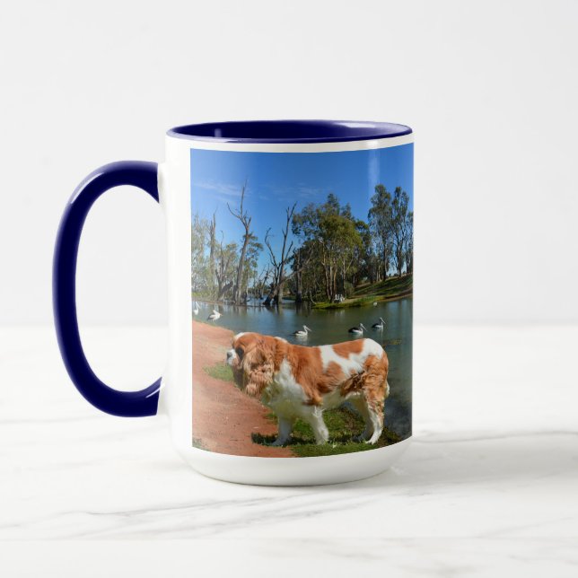 Cavalier Spain och Pelicans. Mugg (Vänster)