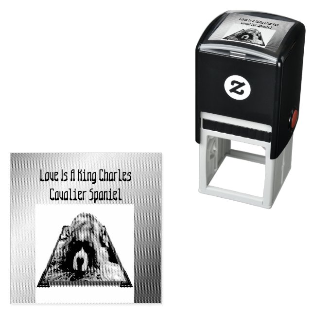 Cavalier Spain Popout Art, självfärdande frimärke Självfärgande Stämpel (In Situ)