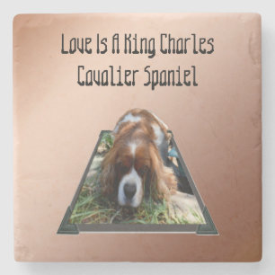 Cavalier Spain Popout Art, Stone Underlägg