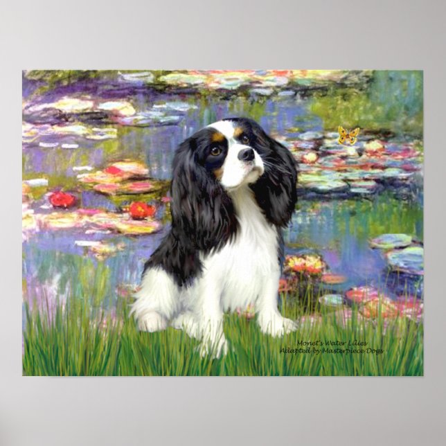 Cavalier (Trefärgad 5) - Näckrosor 2 Poster (Framsidan)