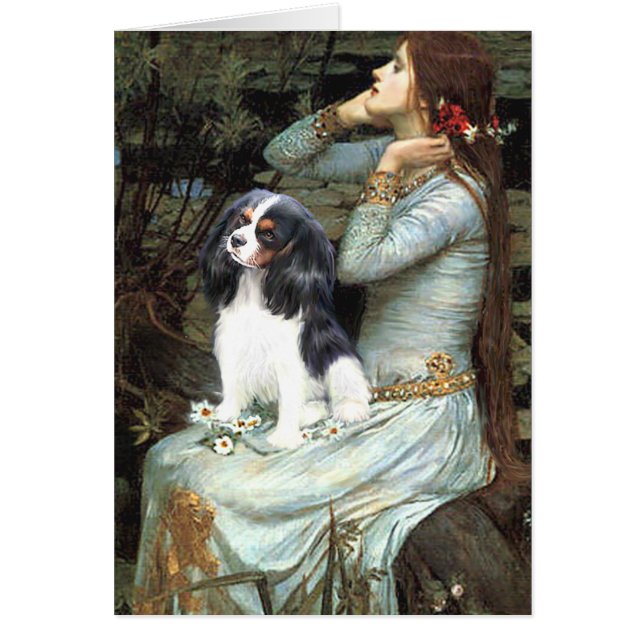 Cavalier (Tri6) - Ophelia sittande Hälsningskort (Framsidan)