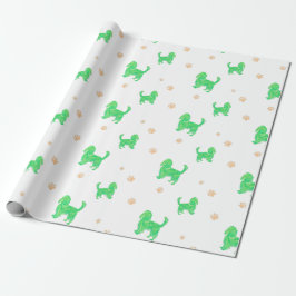 Cavalier Wrapping Paper – Minimal Green Gift Presentpapper