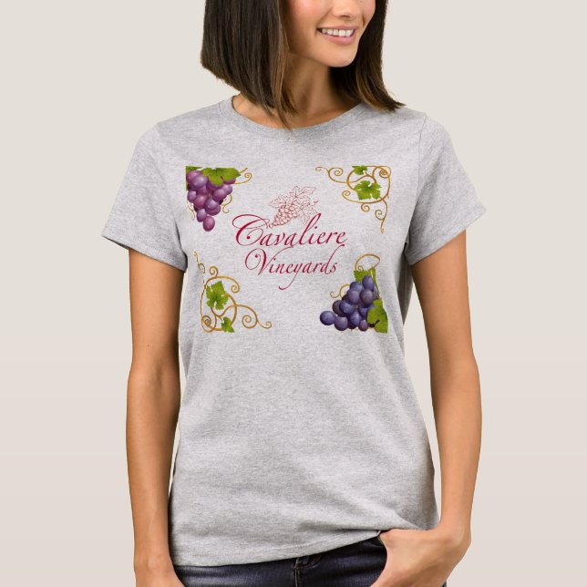 Cavaliere Vineyards T-Shirt (Framsida)