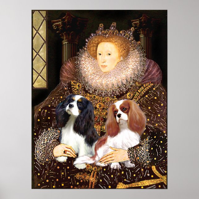 Cavaliers (2) - Drottning Elizabeth Poster (Framsidan)