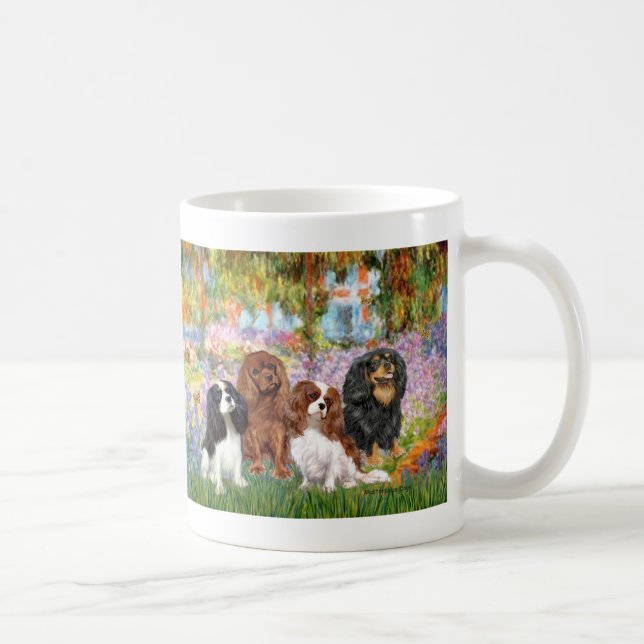 Cavaliers (4) - i Monets Garden Kaffemugg (Höger)