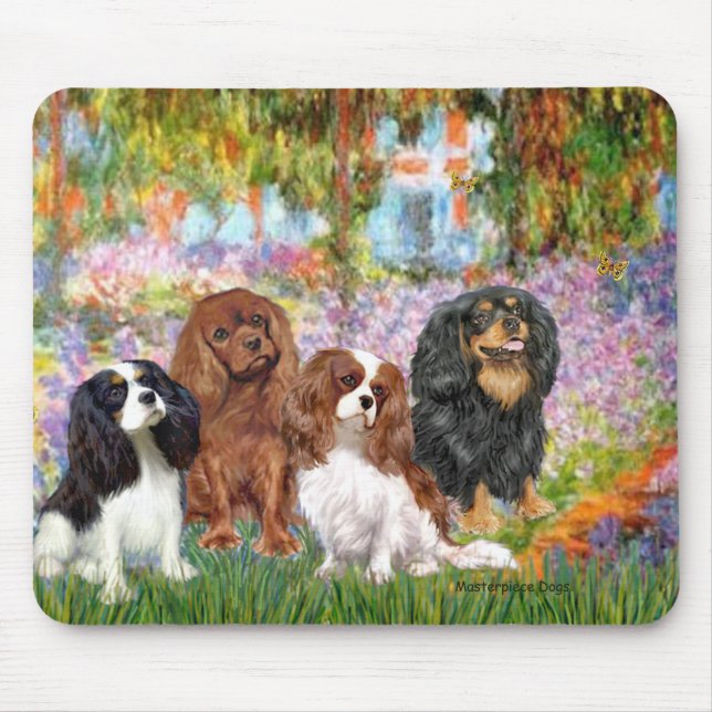 Cavaliers (4) - i Monets trädgård Musmatta (Framsidan)