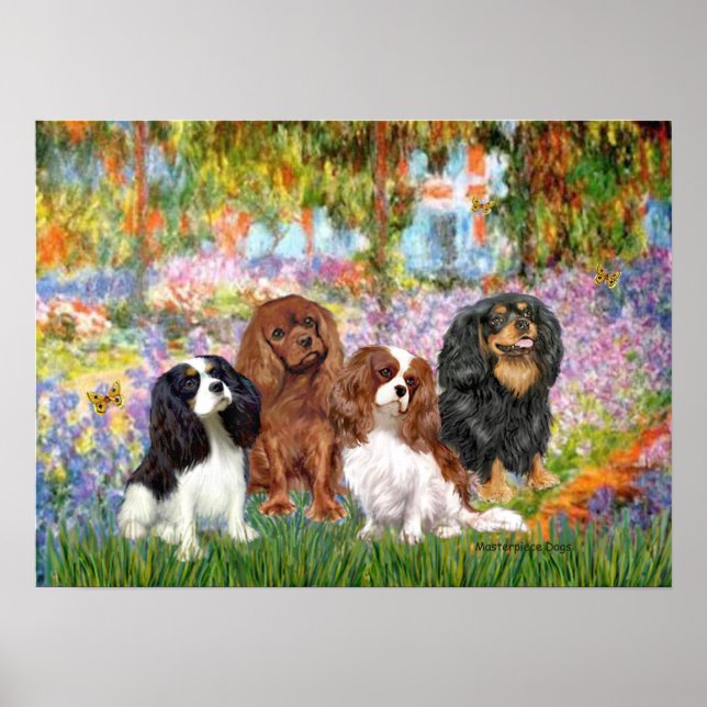 Cavaliers (4) - Trädgård Poster (Framsidan)