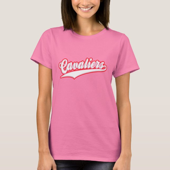 Cavaliers-skript T Shirt (Framsida)