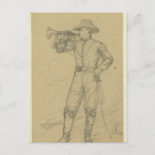 Cavalry Bugler Vykort