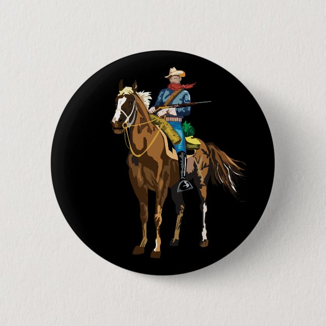 Cavalryman - Buffalo Soldier Knapp (Framsida)