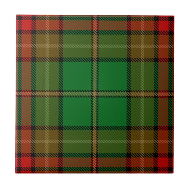 Cavan County Irish Tartan Kakelplatta (Framsidan)