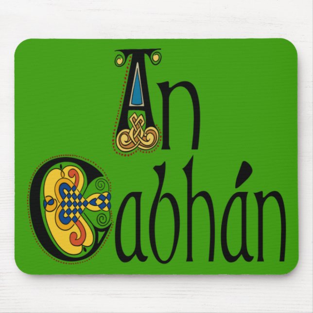 Cavan (Gaelic) Mousepad Musmatta (Framsidan)