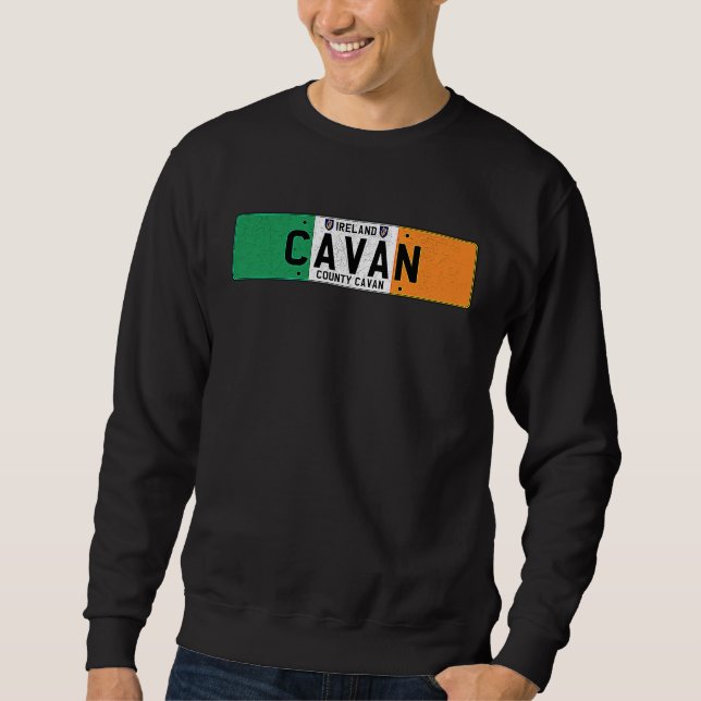 Cavan Ireland Lång Ärmad Tröja (Framsida)