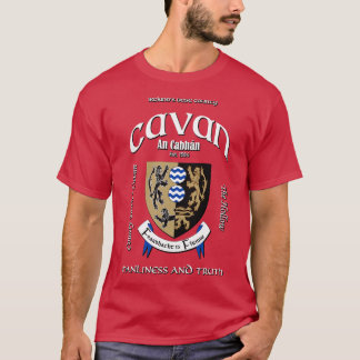 Cavan Ireland Vapensköld Jackar av Arm T Shirt