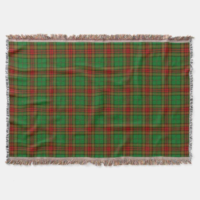 Cavan ståndsmässig irländsk Tartan Mysfilt (Framsidan)
